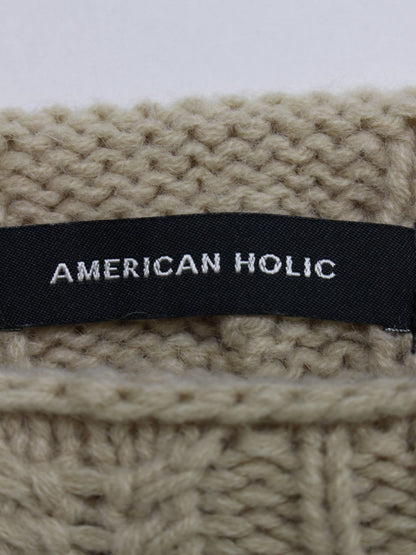 AMERICAN HOLIC/アメリカンホリック/ニット/セーター/トップス/ベージュ/F