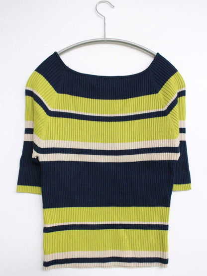 AZUL/アズール/ニット/セーター/トップス/イエロー/M