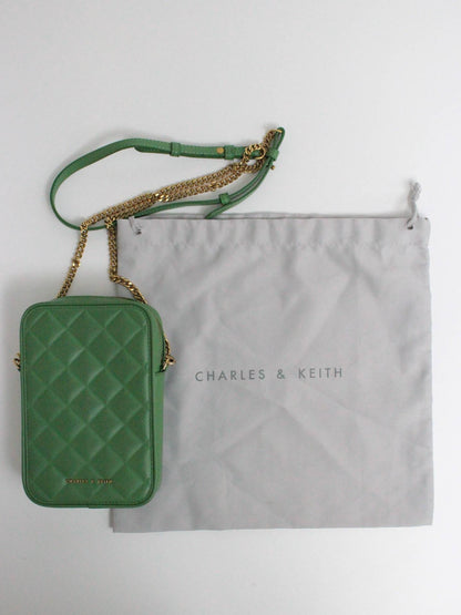 CHARLES & KEITH/チャールズアンドキース/ショルダーバッグ/バッグ/グリーン
