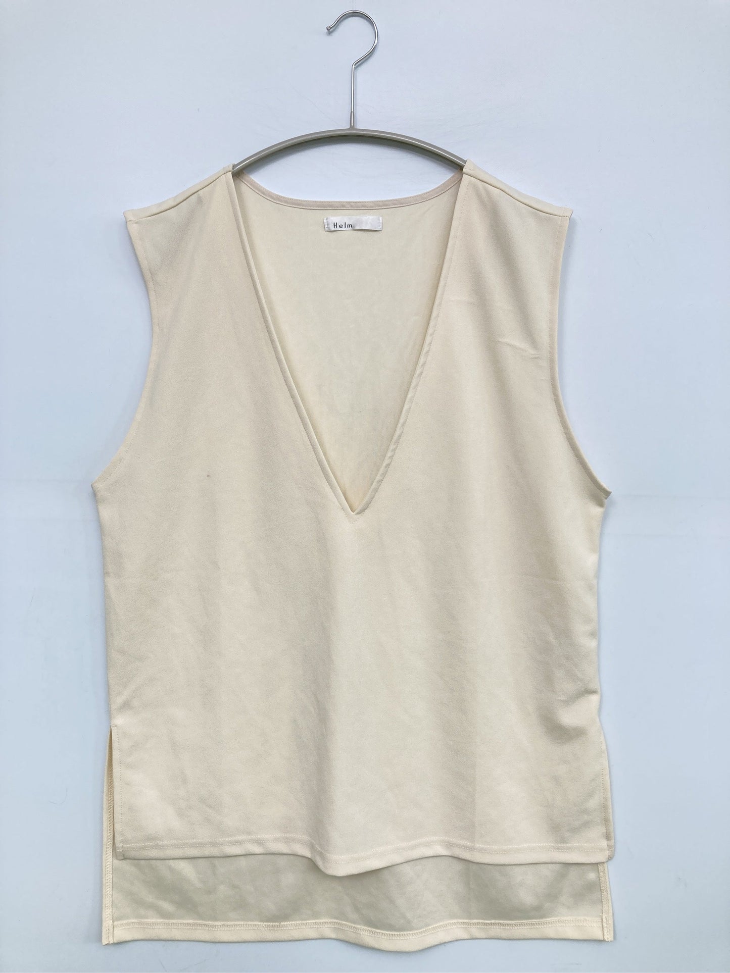 Helm/ヘルム/ベスト/トップス/ホワイト/L