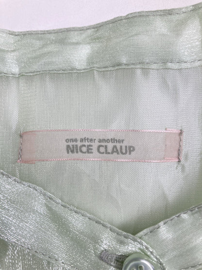 NICE CLAUP/ナイスクラップ/シャツ/ブラウス/トップス/ライトグリーン/F