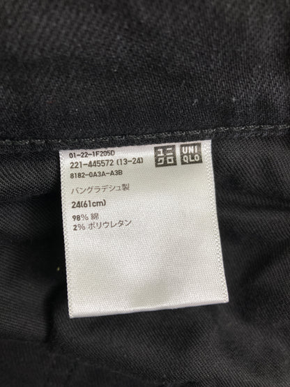 UNIQLO/ユニクロ/その他パンツ/パンツ/ブラック/24(61cm)