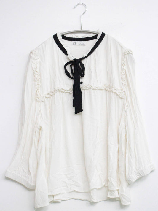 ZARA/ザラ/シャツ/ブラウス/トップス/ホワイト/L