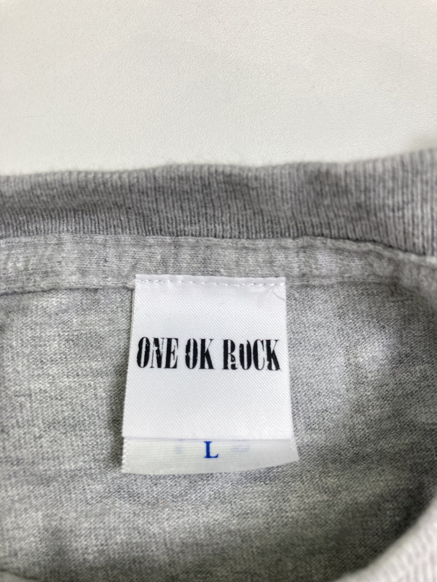 ONE OK ROCK/Tシャツ/カットソー/トップス/グレー/L