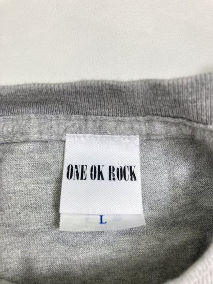 ONE OK ROCK/Tシャツ/カットソー/トップス/グレー/L
