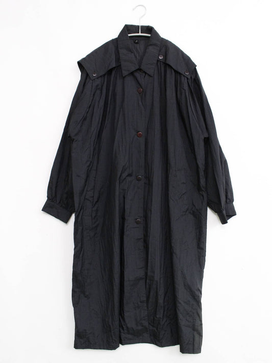 シャツワンピース/ワンピース/ドレス/ブラック/F