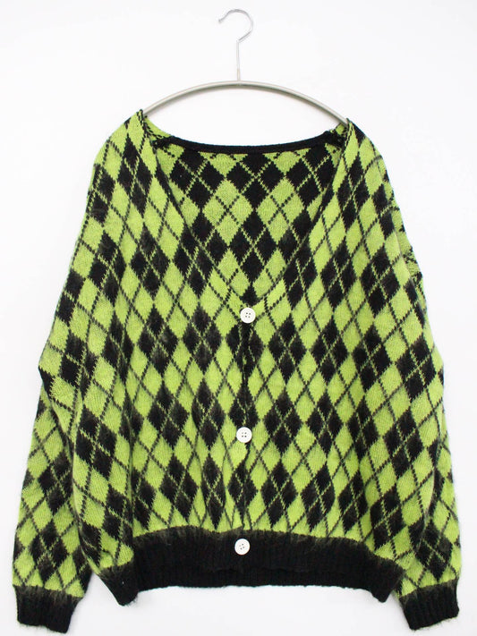 カーディガン/ボレロ/トップス/ライトグリーン