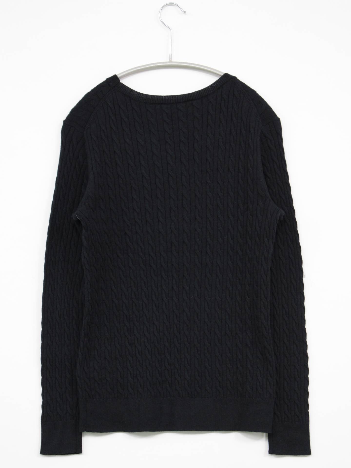 amazon essentials/ニット/セーター/トップス/ブラック/JP:L