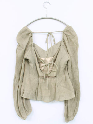 MERCURYDUO/マーキュリーデュオ/シャツ/ブラウス/トップス/ベージュ/F