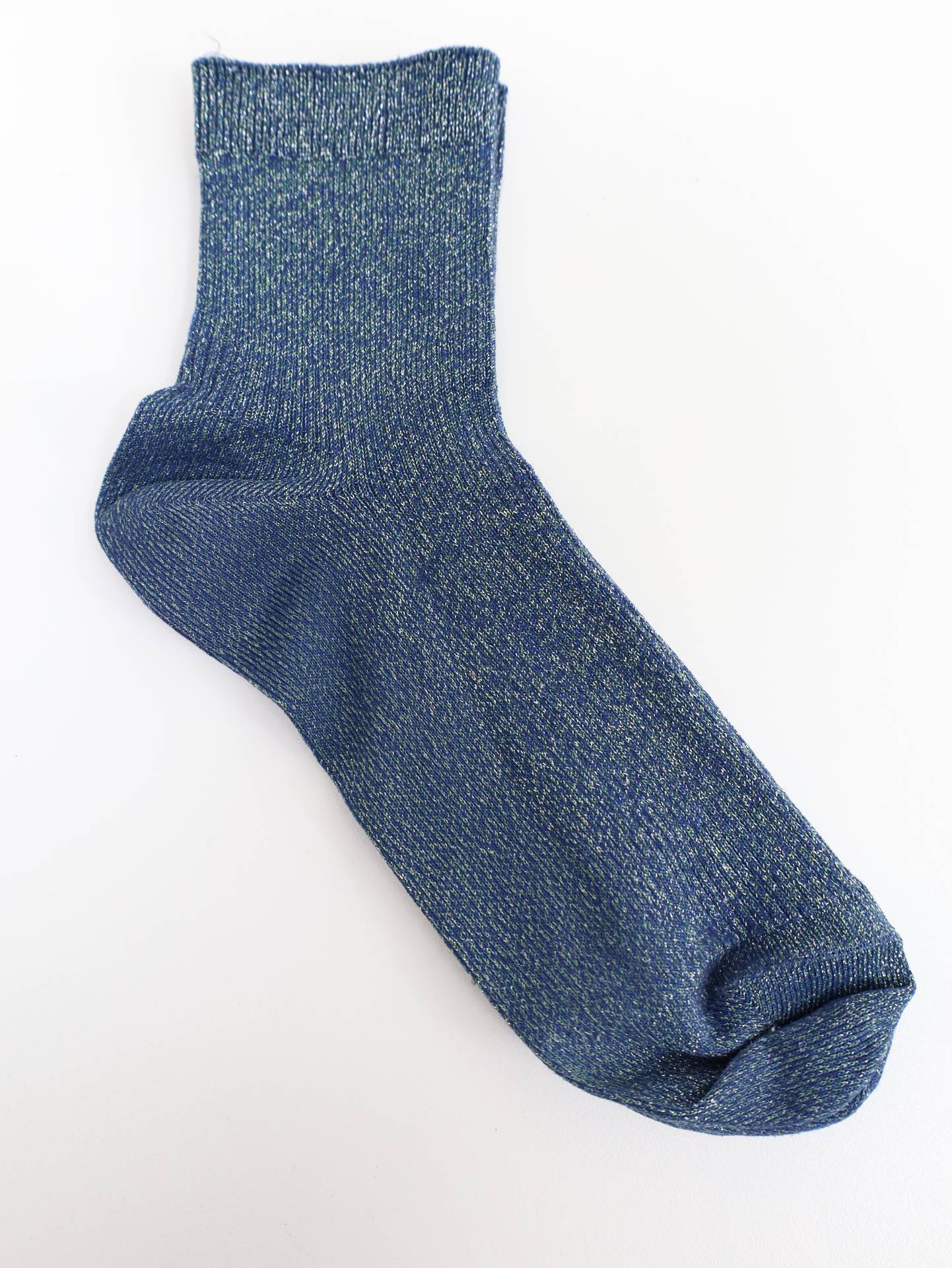 ソックス/ファッション雑貨/ブルー/20-22cm