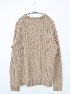 roshell/ロシェル/ニット/セーター/トップス/ベージュ/XL