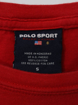 POLO SPORT/Tシャツ/カットソー/トップス/レッド/S