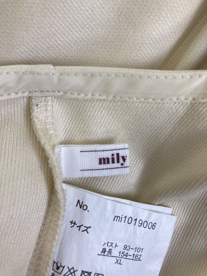 mily bilet/ワンピース/ワンピース/ドレス/ホワイト/XL