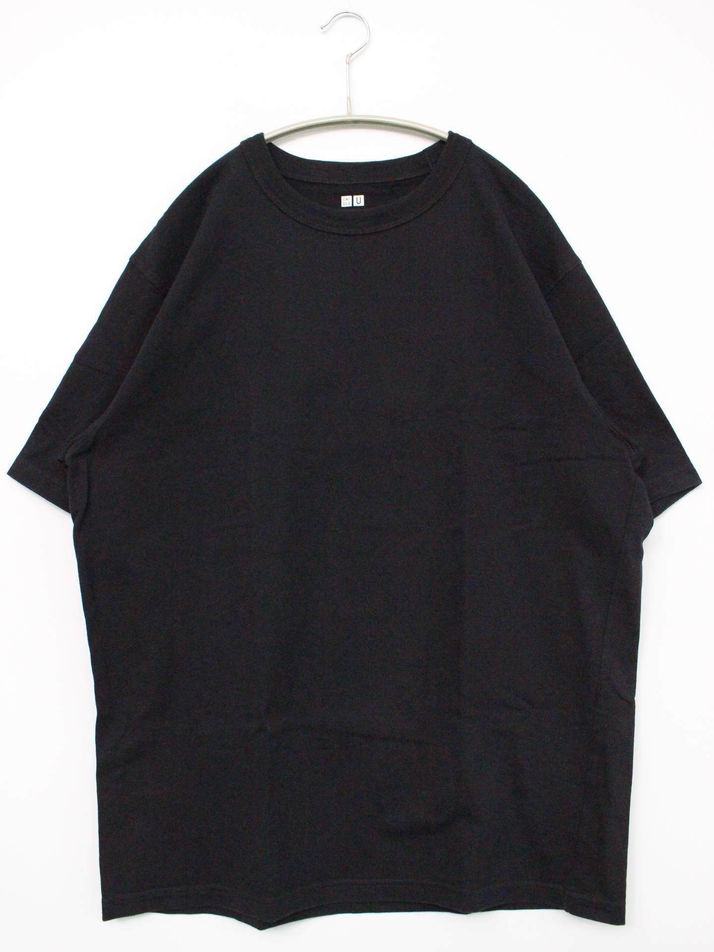 UNIQLO/ユニクロ/Tシャツ/カットソー/トップス/ブラック/XL