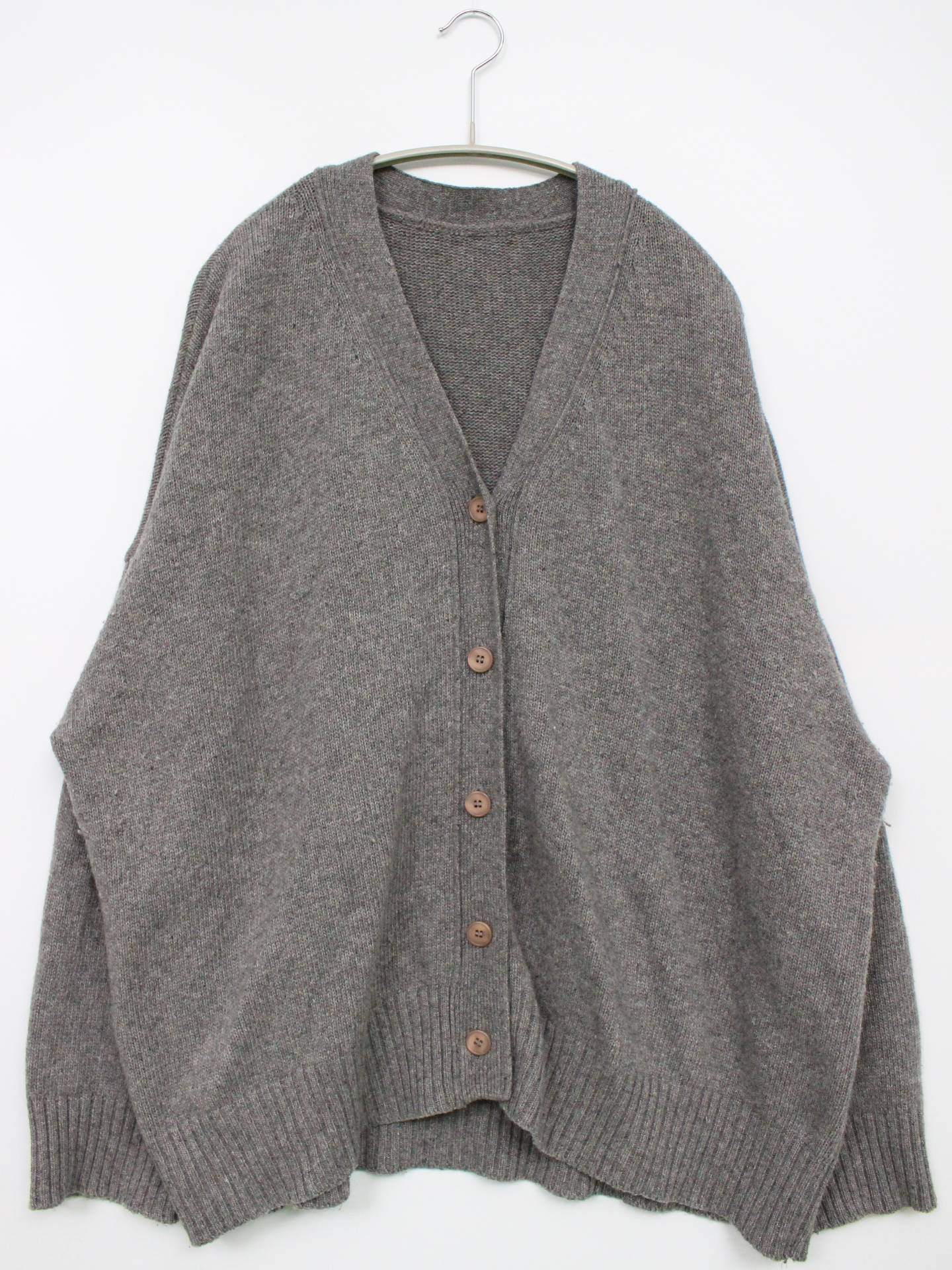 カーディガン/ボレロ/トップス/グレー