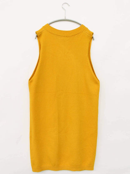 SARADEMUNT/チュニック/ワンピース/ドレス/イエロー