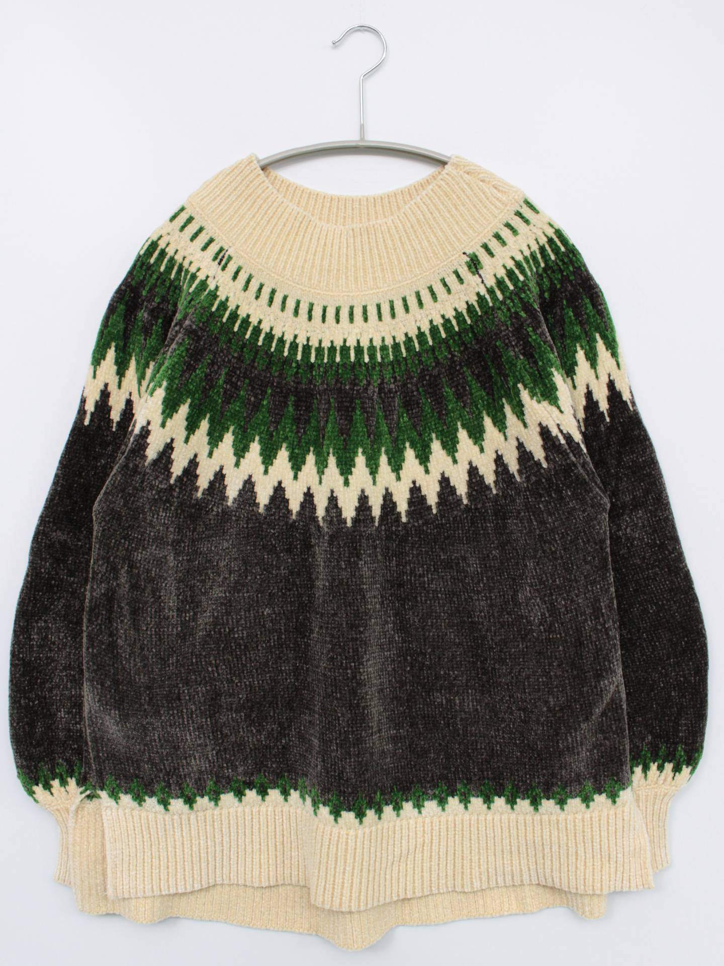 Live in comfort/ニット/セーター/トップス/グレー/L