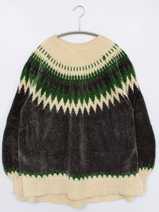 Live in comfort/ニット/セーター/トップス/グレー/L