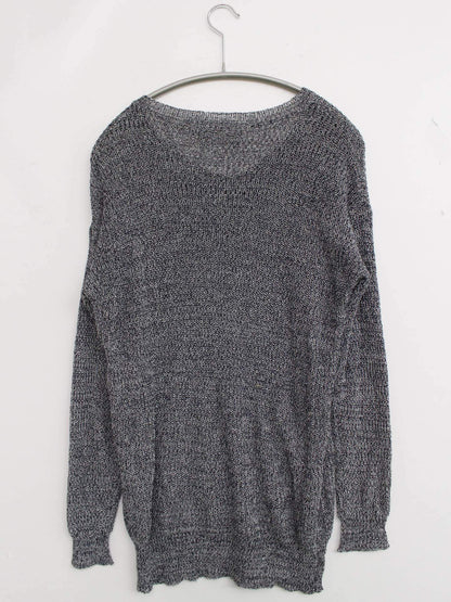 CECIL McBEE/ニット/セーター/トップス/グレー/M