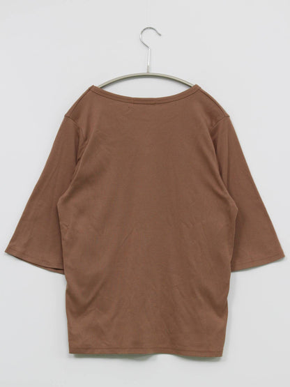 HOTPING/Tシャツ/カットソー/トップス/ブラウン/1