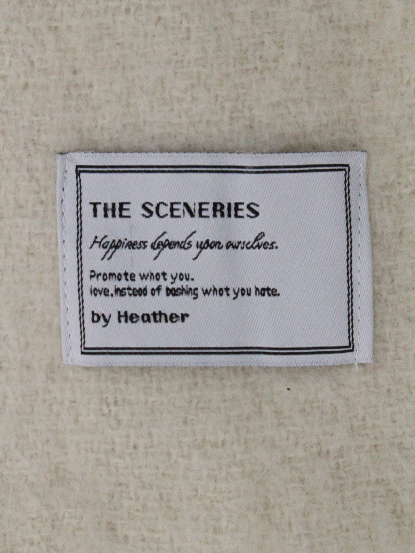 THE SCENERIES/マフラー/ファッション雑貨/ホワイト