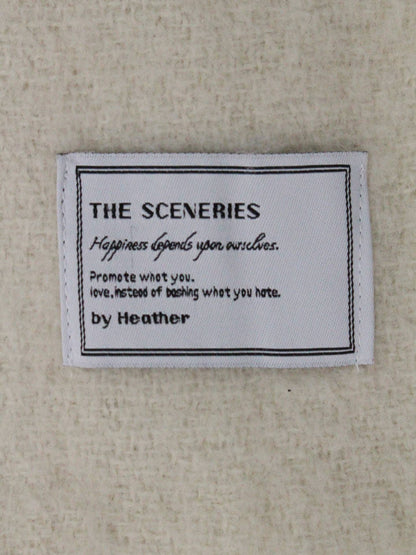 THE SCENERIES/マフラー/ファッション雑貨/ホワイト