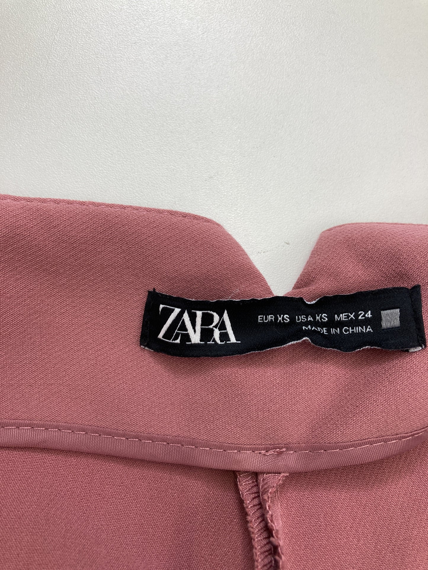 ZARA/ザラ/スラックス/パンツ/ピンク/EUR XS/USA XS/MEX 24