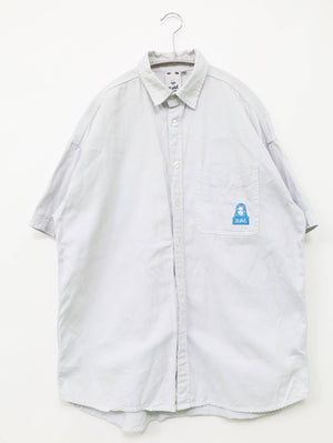 X-GIRL/エックスガール/シャツ/ブラウス/トップス/グレー/S