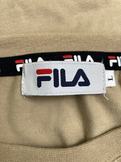 FILA/フィラ/Tシャツ/カットソー/トップス/ベージュ/L