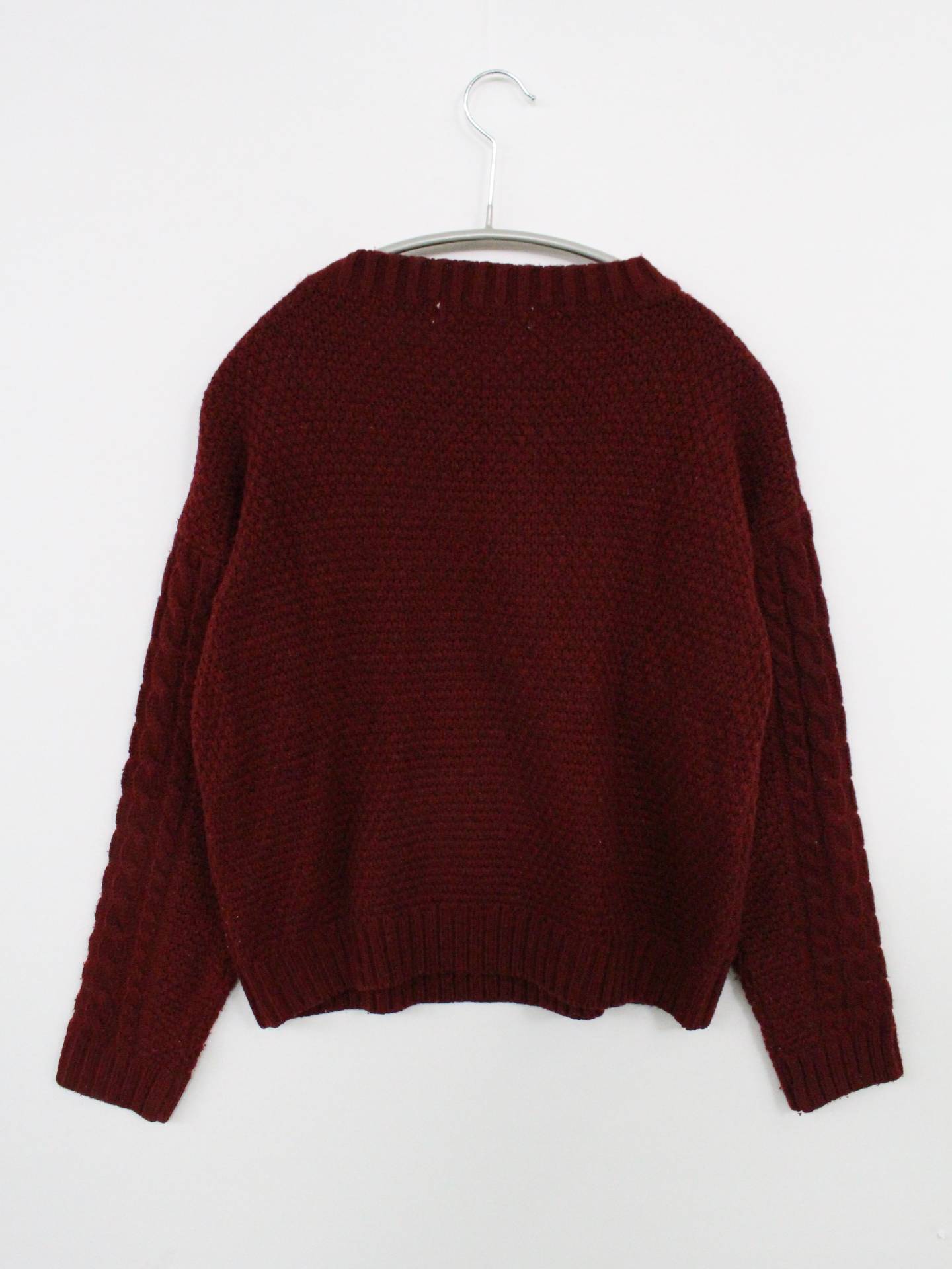 tricolour/ニット/セーター/トップス/レッド/F