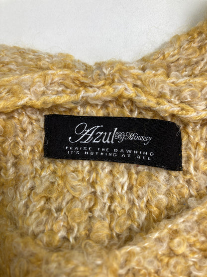 AZUL by MOUSSY/アズールバイマウジー/ニット/セーター/トップス/イエロー/S