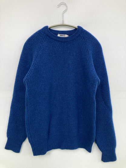 WAYS/ニット/セーター/トップス/ブルー/FREE