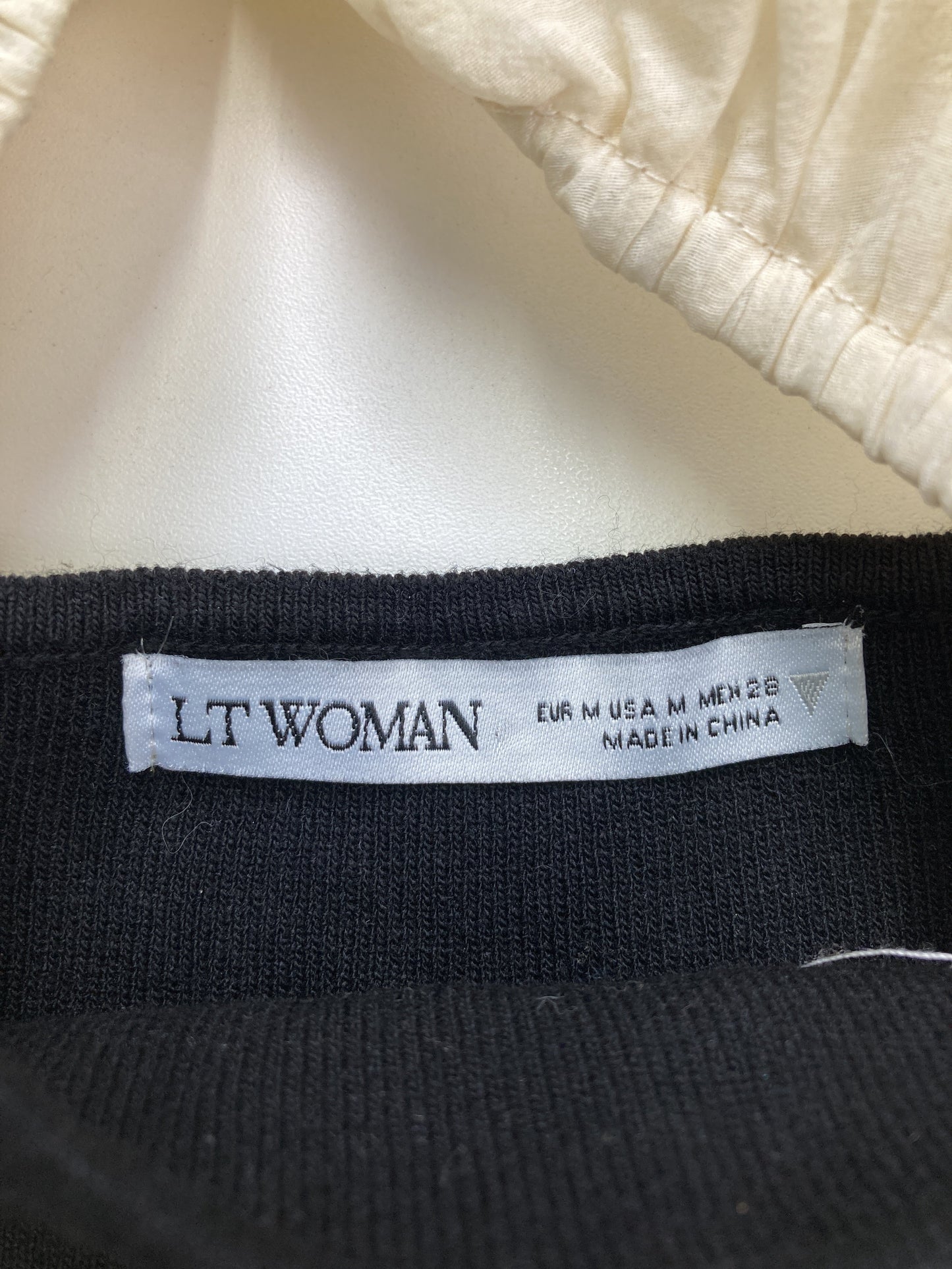 LT WOMAN/その他トップス/トップス/ブラック/EUR M/USA M/ MEX 28