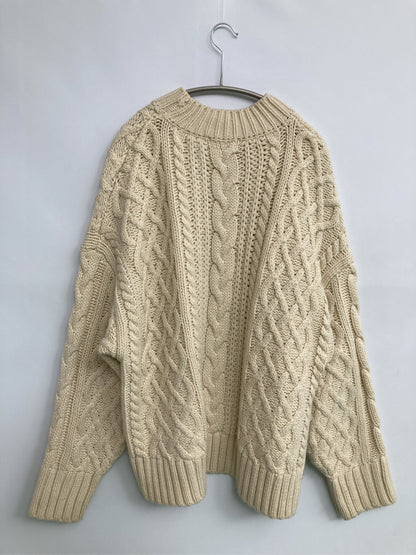 flaner/フラネ/ニット/セーター/トップス/アイボリー/F