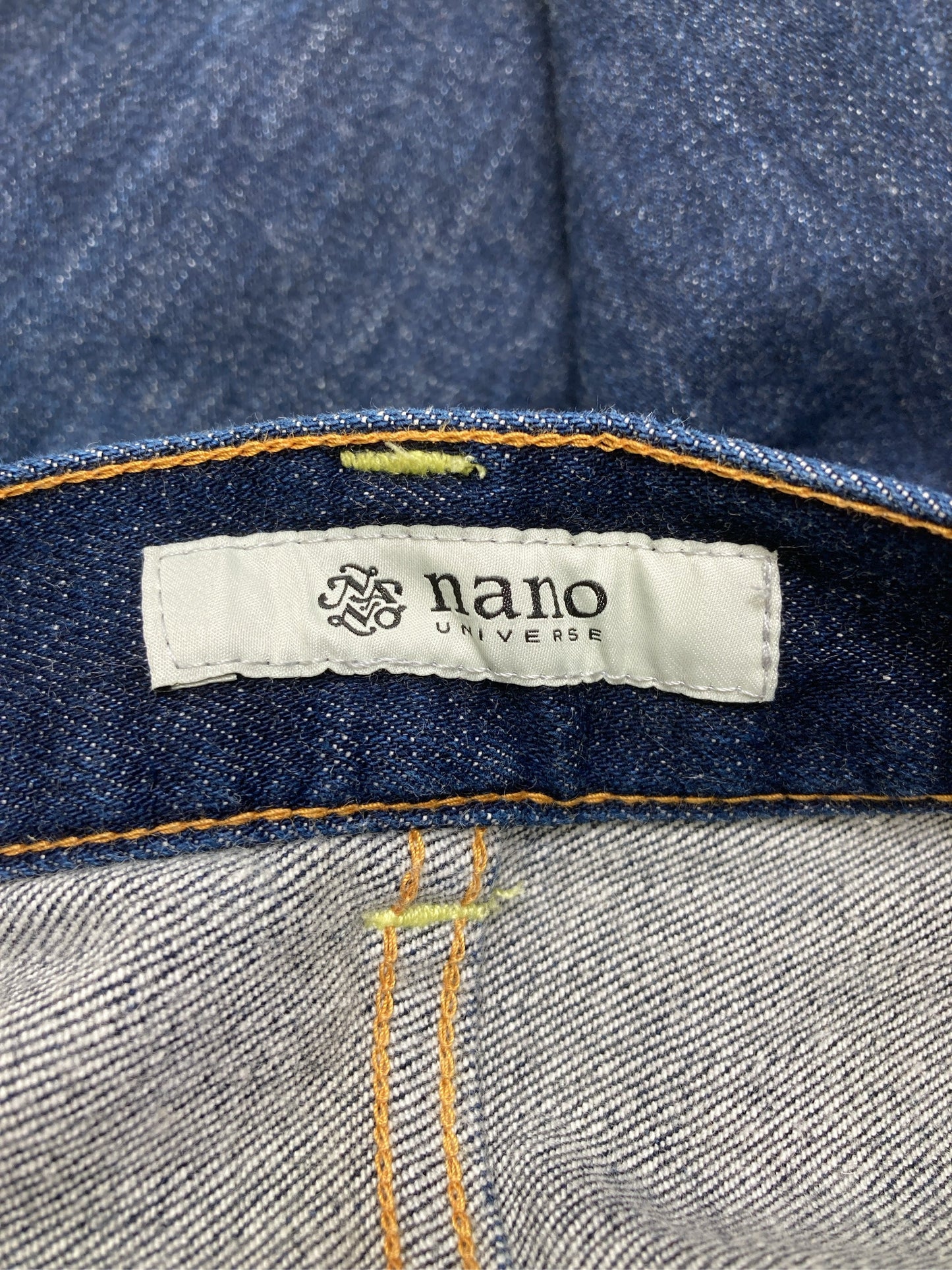 nano UNIVERSE/ナノユニバース/デニムパンツ/パンツ/ブルー/縦M　　　横XL-