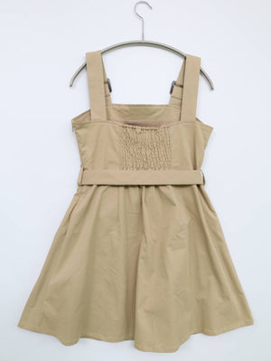 evelyn/エブリン/ジャンパースカート/ワンピース/ドレス/ベージュ