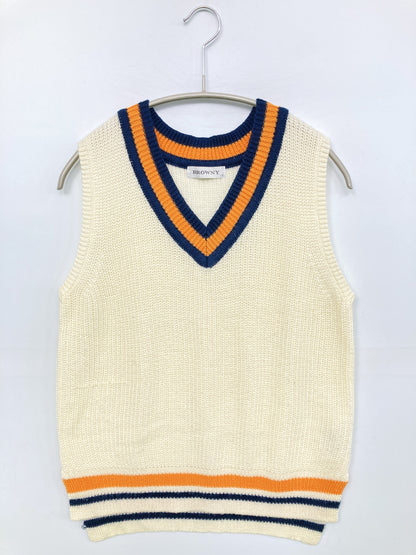 BROWNY/ブラウニー/ベスト/トップス/ホワイト/F