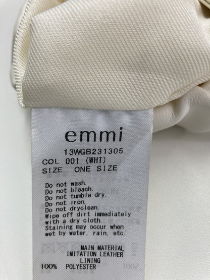 emmi/ハンドバッグ/バッグ/ホワイト/ONE SIZE