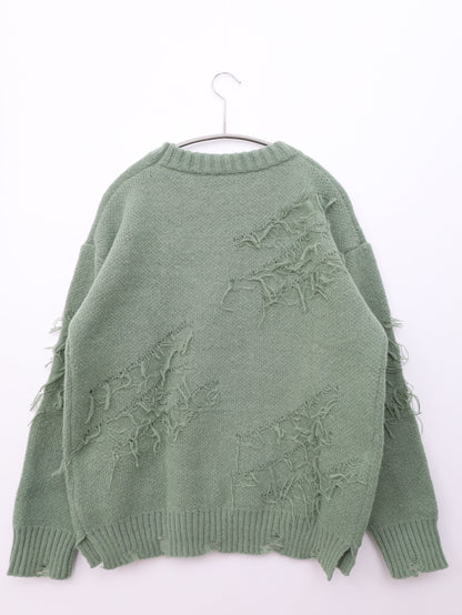 DleepyTown/ドリーピータウン/ニット/セーター/トップス/グリーン/M