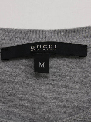 GUCCI/Tシャツ/カットソー/トップス/グレー/M