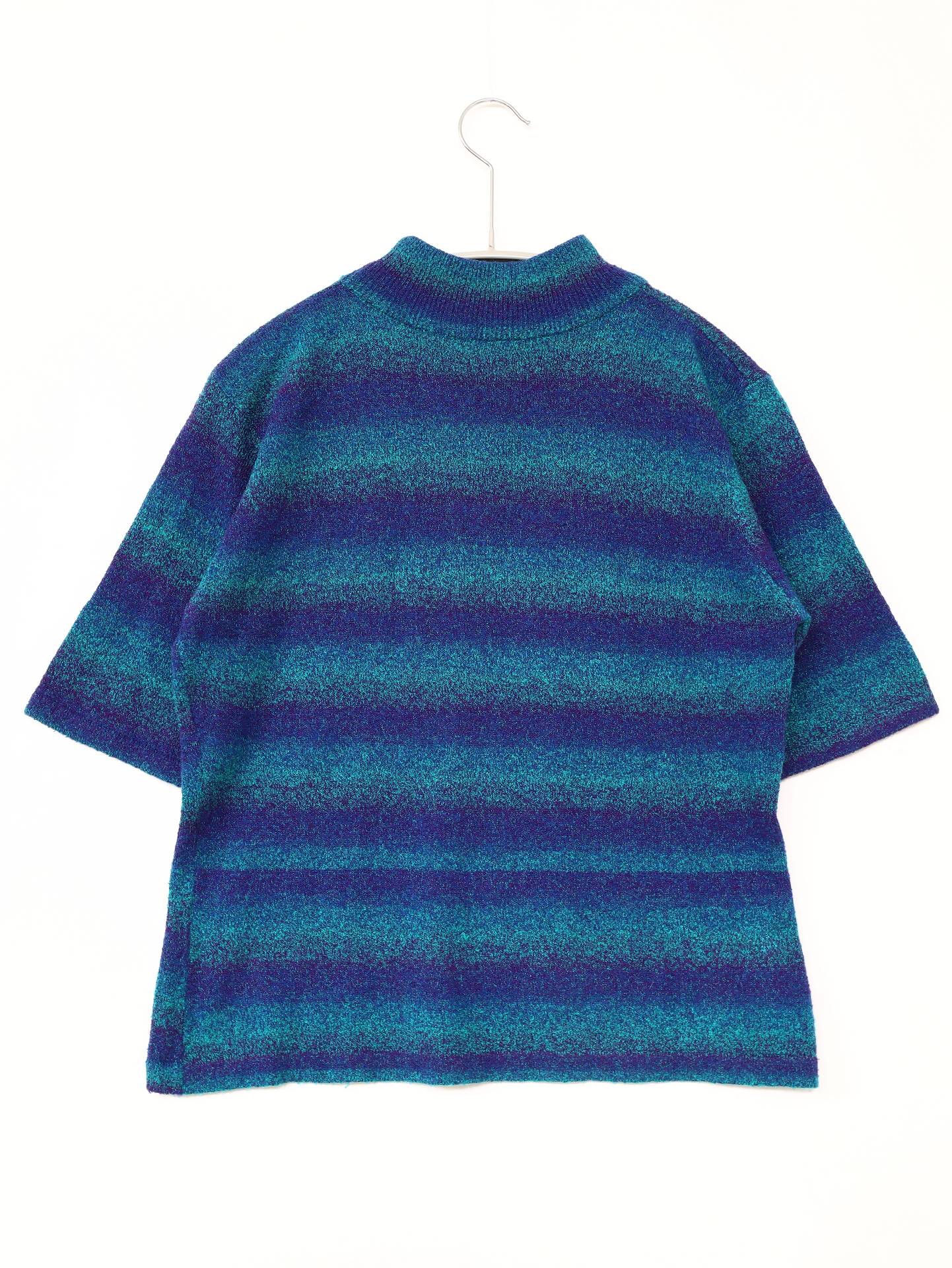 ニット/セーター/トップス/ブルー