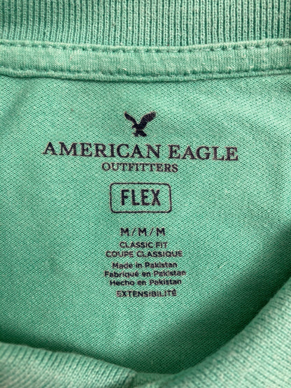 AMERICAN EAGLE/アメリカンイーグル/ポロシャツ/トップス/ライトグリーン/M