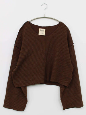 lawgy/ラウジー/ニット/セーター/トップス/ブラウン/F