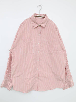 nemne/ネンネ/シャツ/ブラウス/トップス/レッド/S