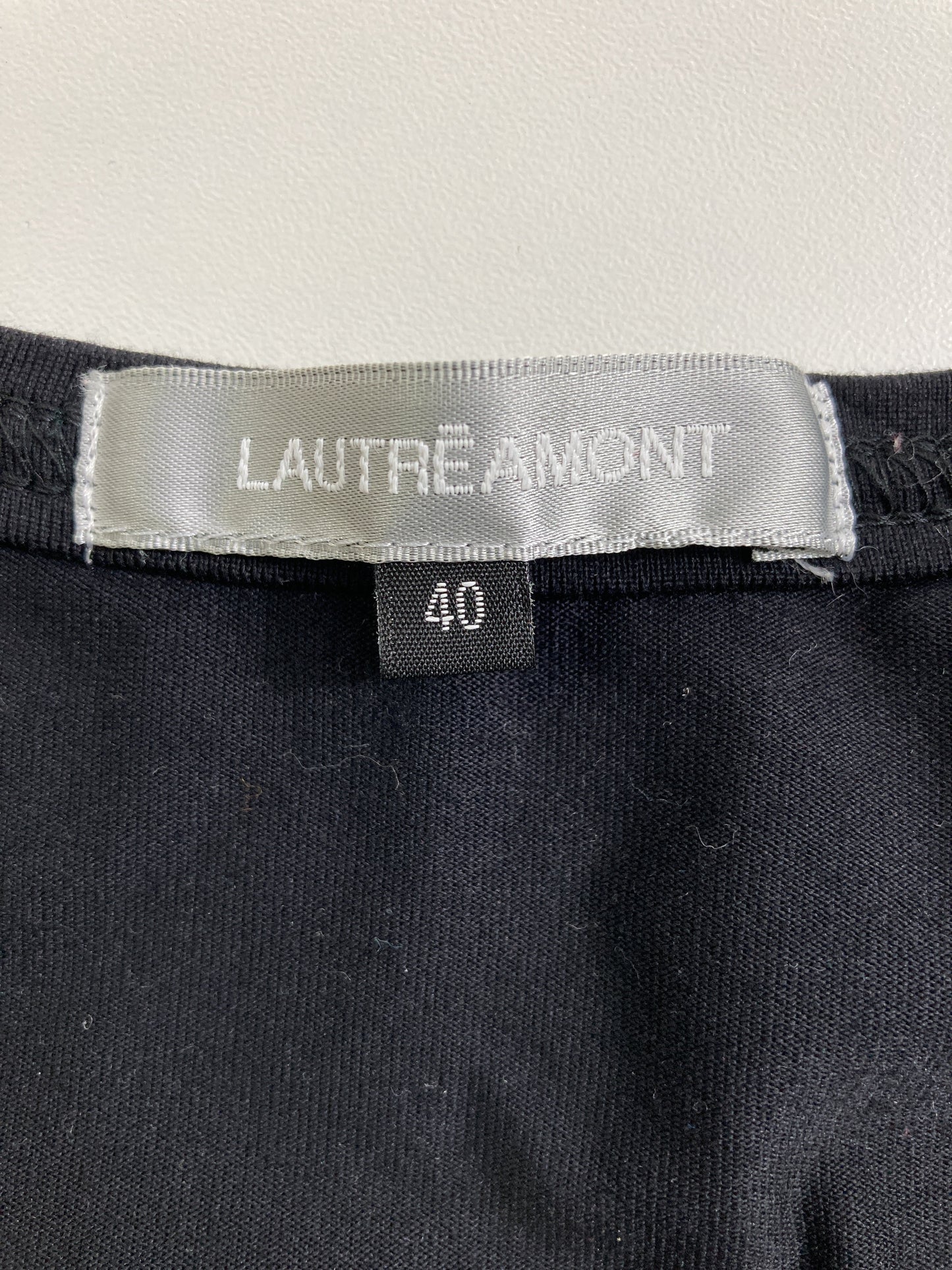 LAUTREAMONT/Tシャツ/カットソー/トップス/ブラック/40