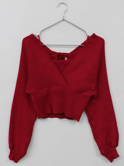 girly doll/ガーリードール/ニット/セーター/トップス/レッド