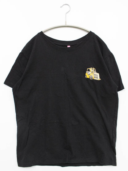 Tシャツ/カットソー/トップス/ブラック/L
