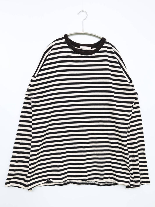 SPINNS/スピンズ/Tシャツ/カットソー/トップス/ブラック