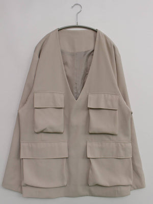 シャツ/ブラウス/トップス/ベージュ