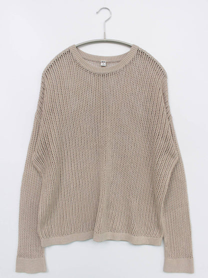 UNIQLO/ユニクロ/ニット/セーター/トップス/ベージュ/XL